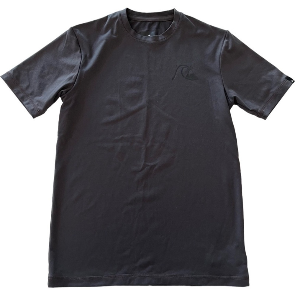 Boys Quicksilver Rashguard, gray. Size 10. Small